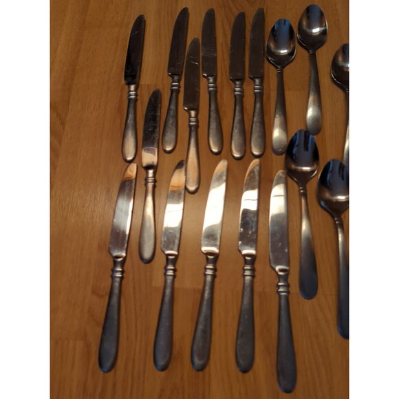 Hampton Silversmiths Stainless Silverware Flatware Concierto 30 Piece Lot - Picture 4 of 9